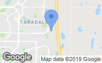 Map of Scenic Acres, AB