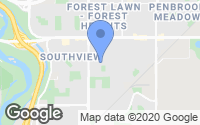 Map of Scenic Acres, AB