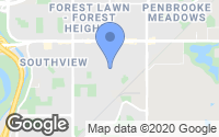 Map of Scenic Acres, AB
